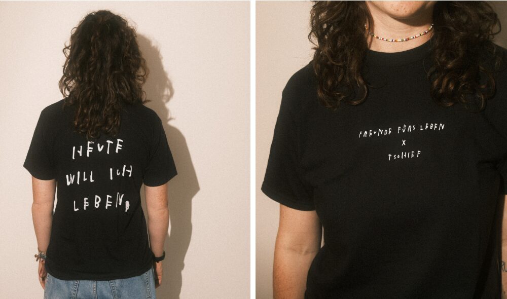 „Heute will ich leben“ – eine Aktion von Freunde fürs Leben e.V. mit dem Künstler Tschief zum Weltsuizidpräventionstag (Fotos: Sebastian Becker)